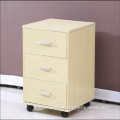 Movable 3 drawer drawer cabinet or file cabinet